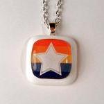 Retro Colorful Star pendant