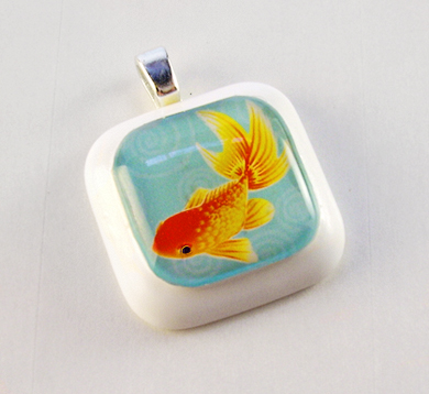 Gold Fish Pendant