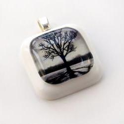 Black Tree Pendant